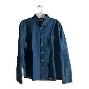 ASKET The Denim Shirt Mid Blue Wash size M Short